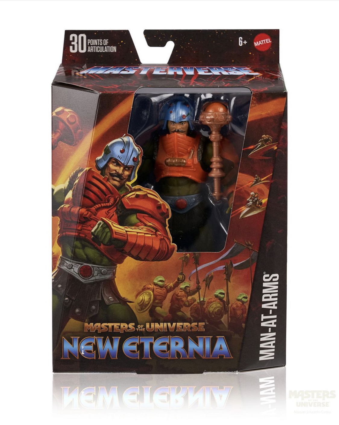 Packaging Artwork for MOTU Masterverse New Eternia Man At Arms