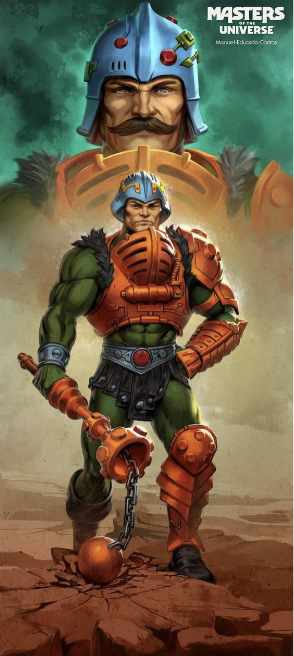 Packaging Artwork for MOTU Masterverse New Eternia Man-At-Arms