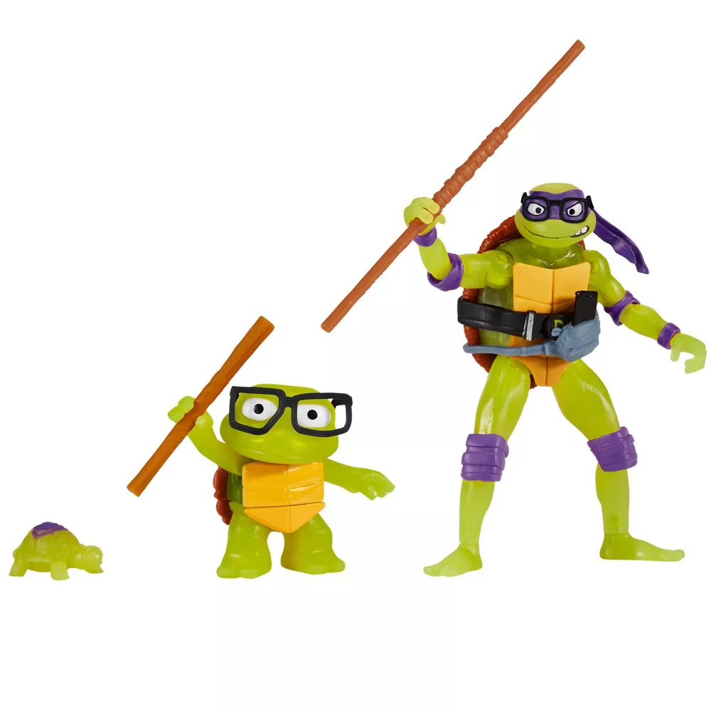 Target Exclusives TMNT Mutant Mayhem Making of a Ninja Michelangelo and Donatello Geek. Dad. Life