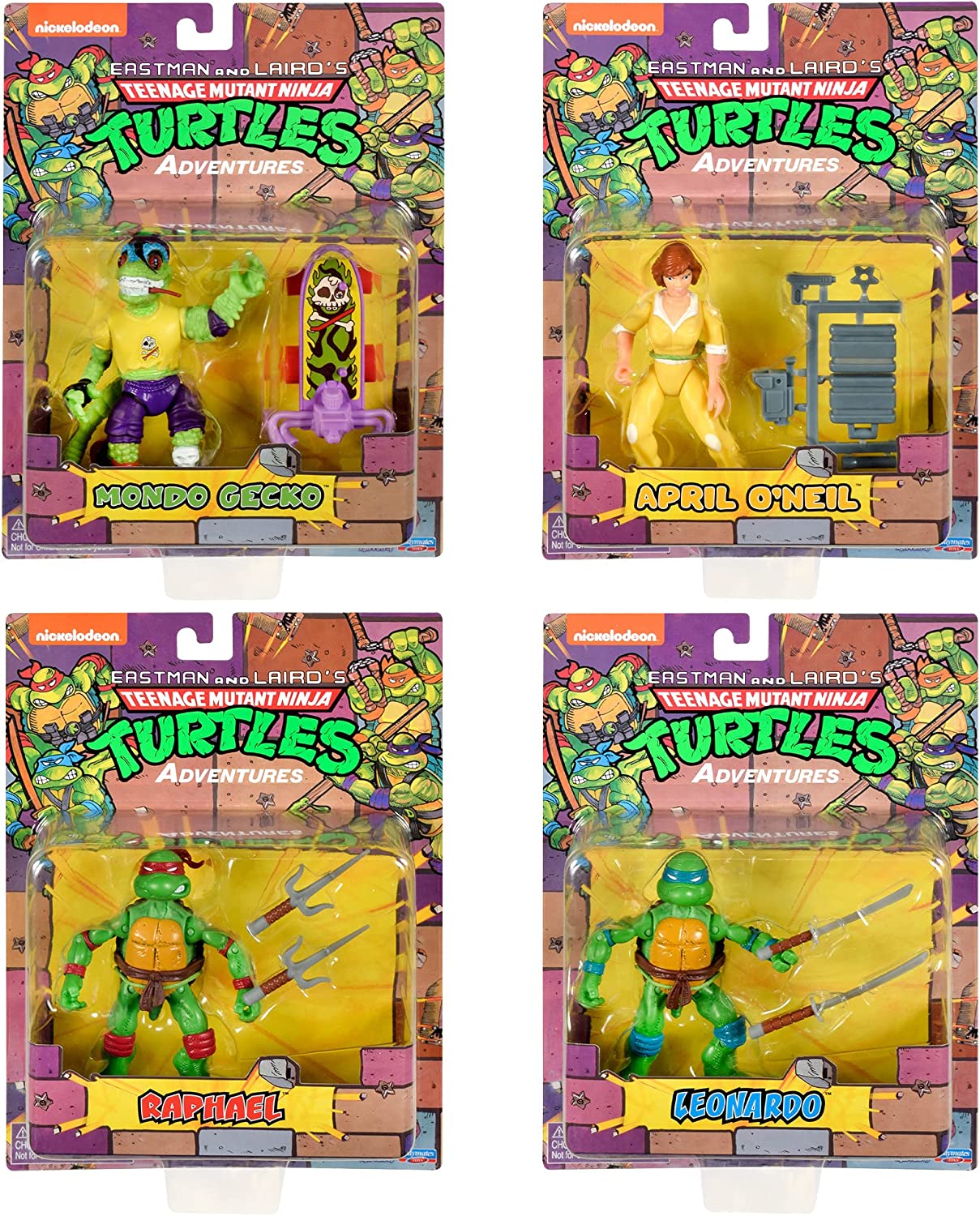 TMNT Classic Adventure Heroes 4-pack Amazon Exclusive Now Available ...