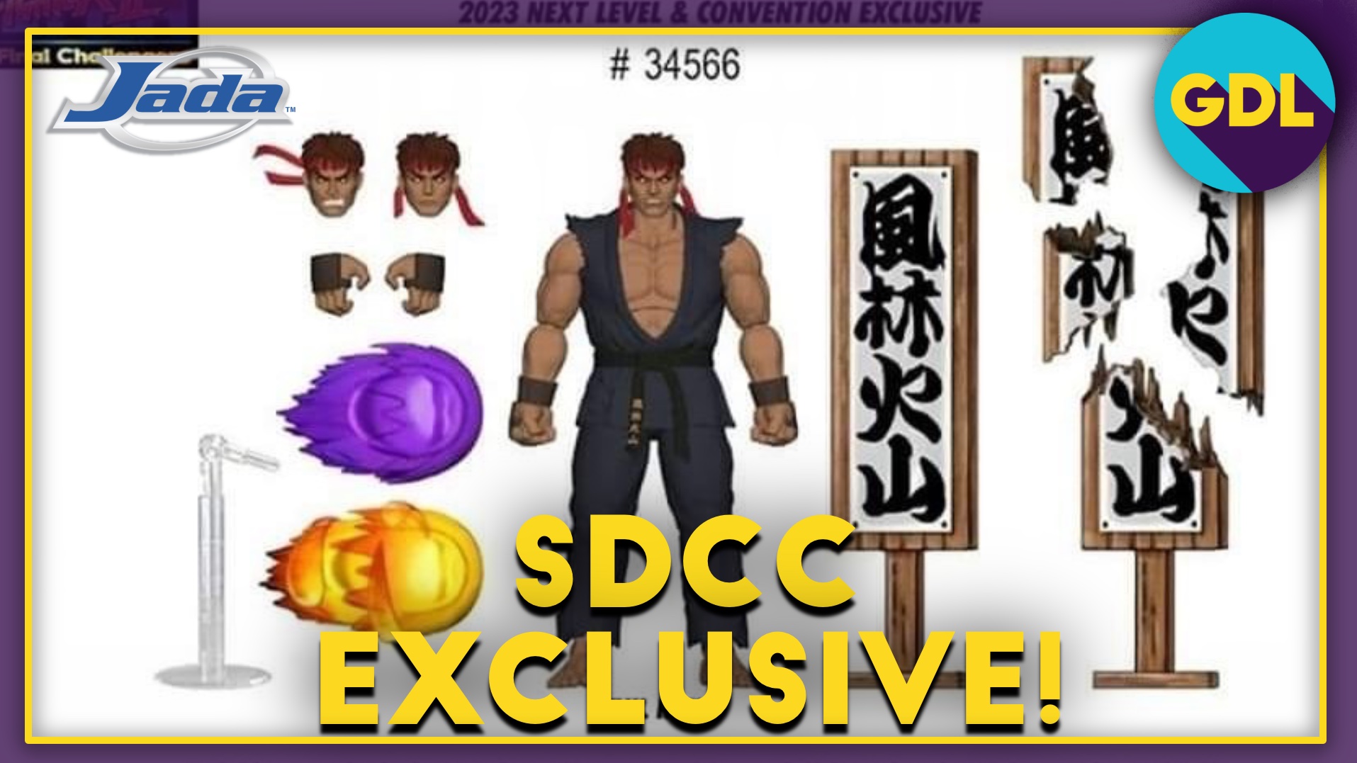 SDCC 2023 Exclusive Reveal: Street Fighter Evil Ryu from Jada Toys