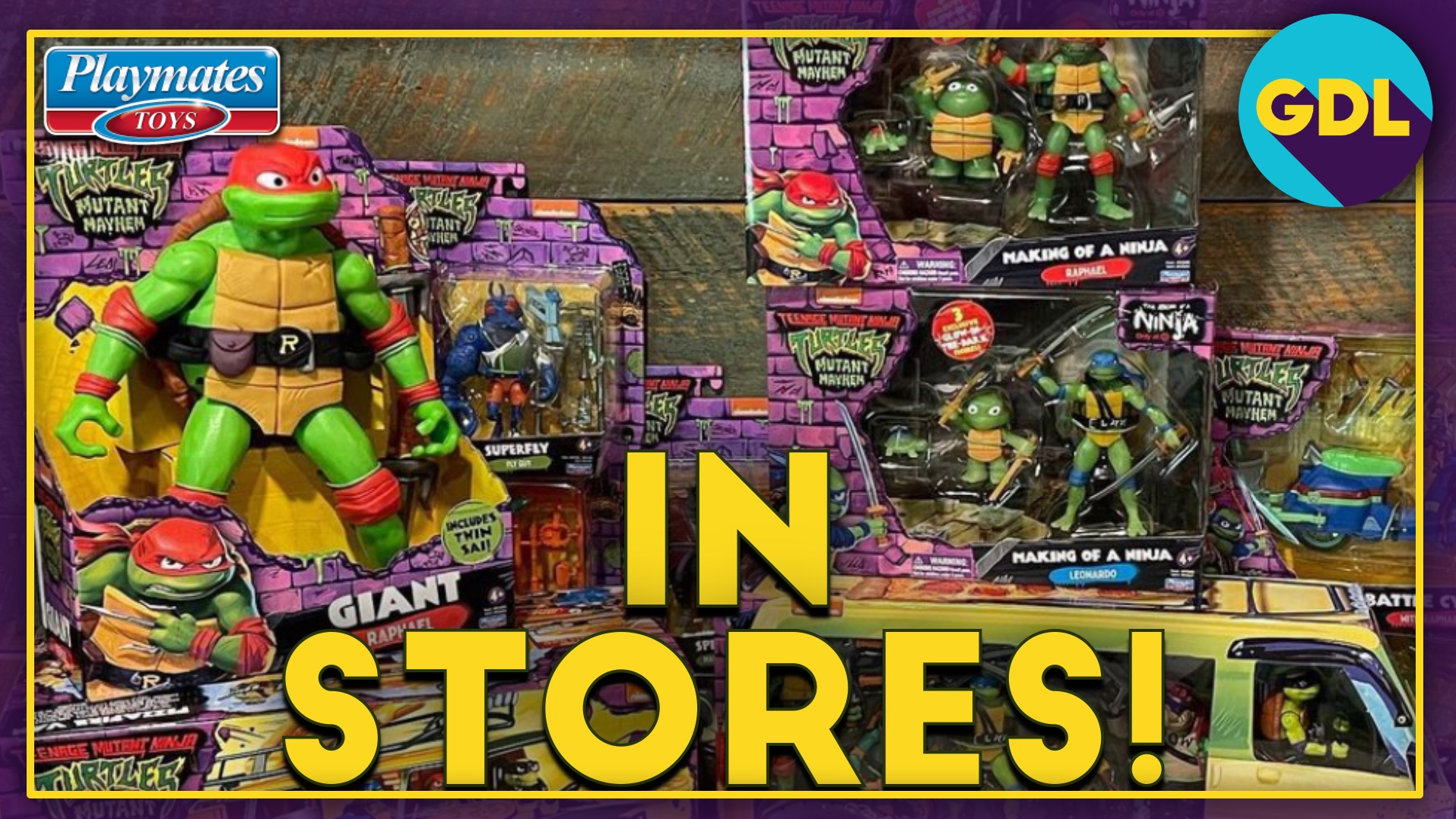 The Playmates Mutant Mayhem toyline hits store shelves today! : r/TMNT