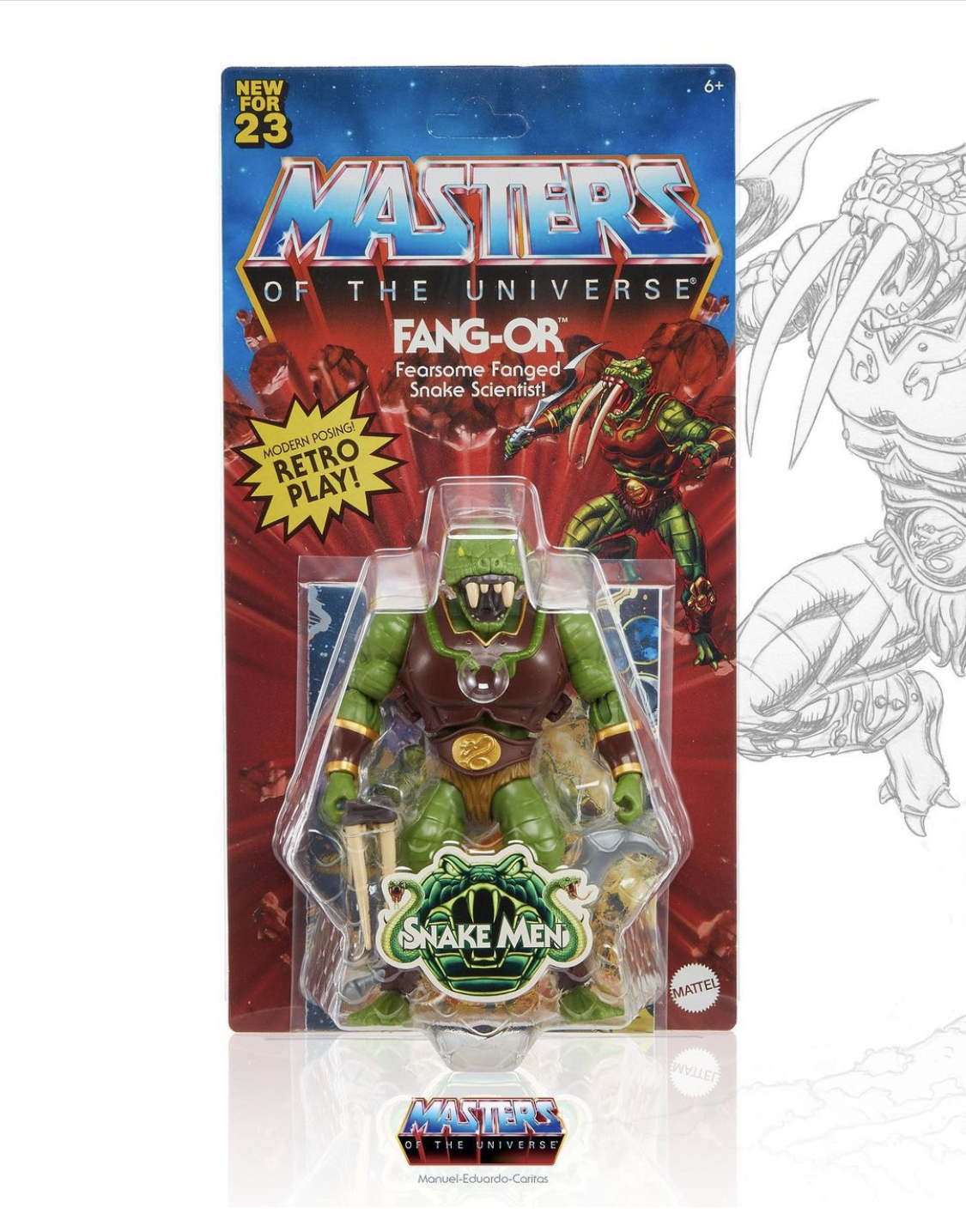 Artwork Packaging Revealed for MOTU Origins Fang-Or - Geek. Dad. Life.