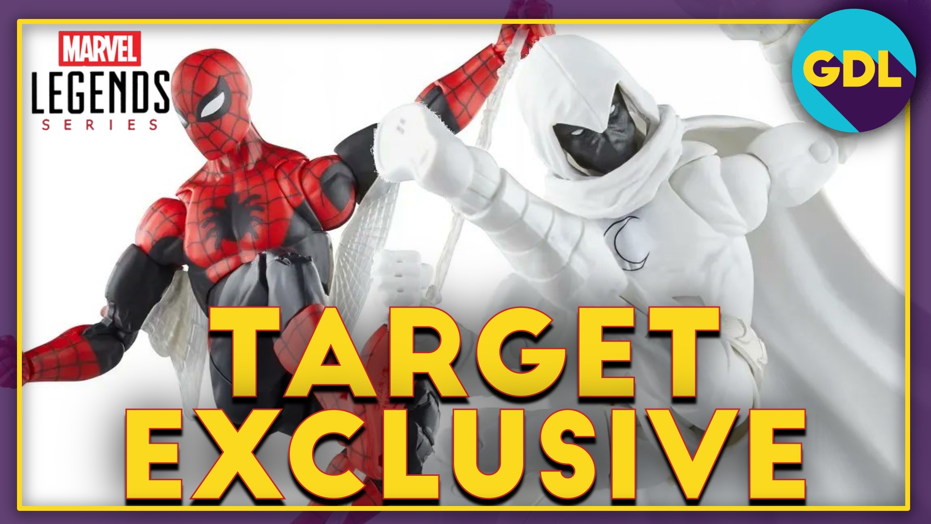 Hasbro Marvel Legends Series Retro SPIDER-MAN Target Exclusive DPCI  087-26-0397 #Hasbro #Marvel #MarvelLegends #SpiderMan #MoonKnight