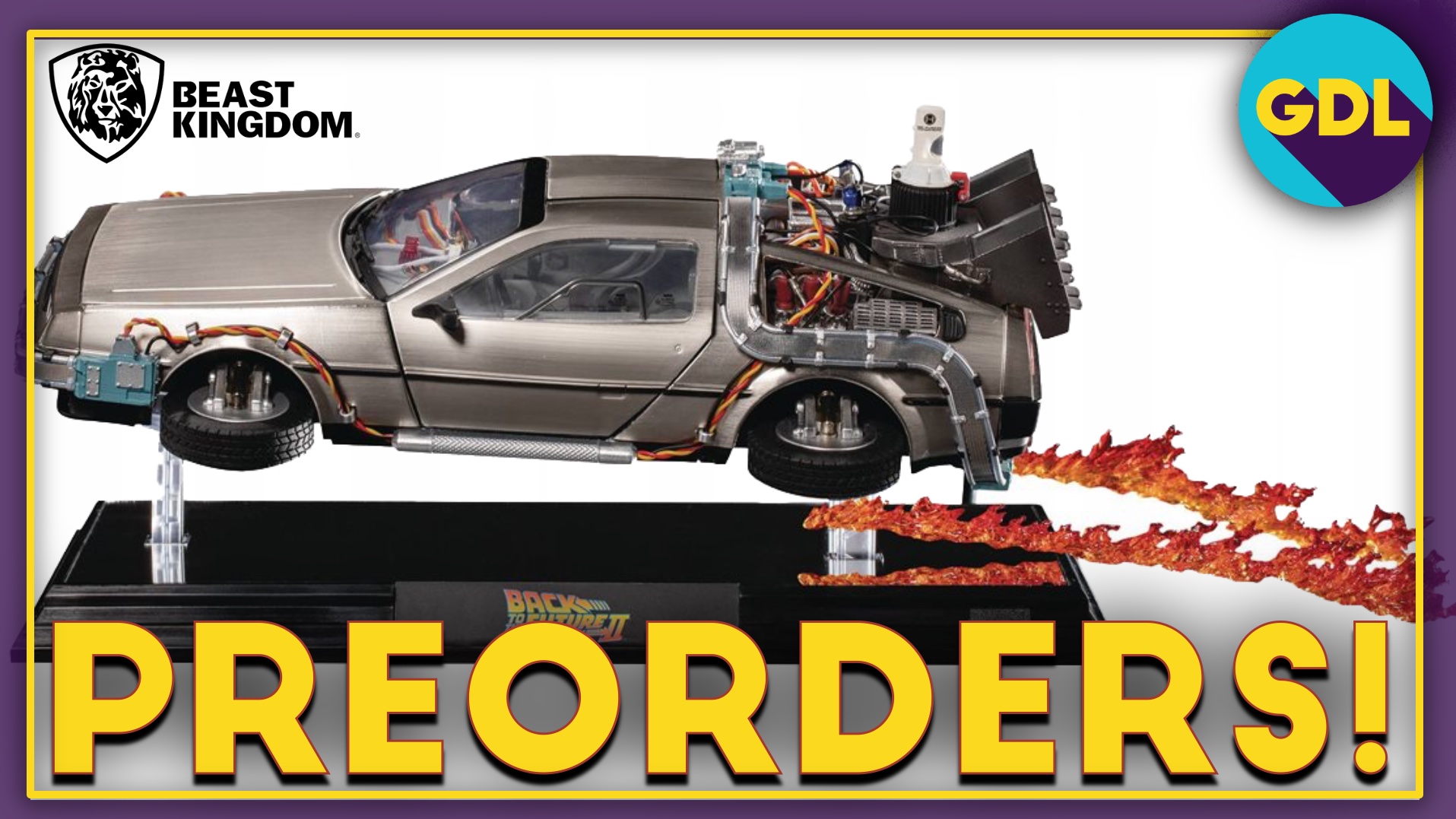Pre-Orders: BTTF Pt 2 Egg Attack DeLorean Floating Statues from Beast  Kingdom - Geek. Dad. Life.