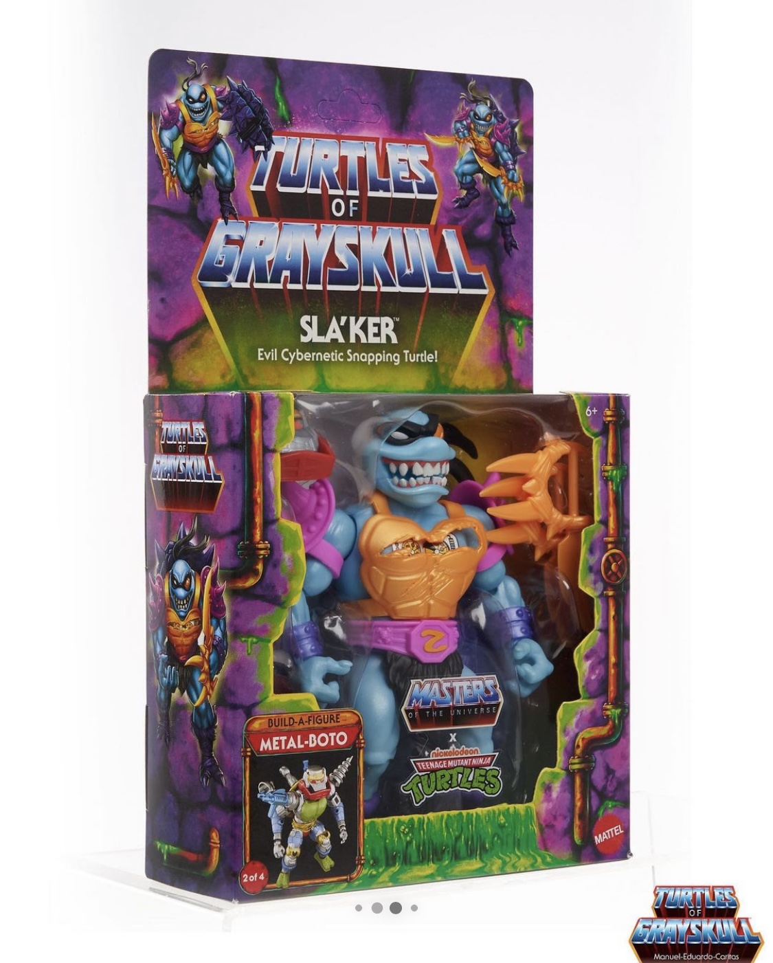 Packaging Artwork Revealed for Turtles of Grayskull Sla'Ker - Geek. Dad ...